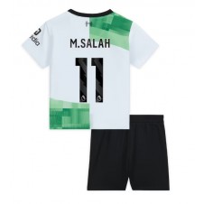 Liverpool Mohamed Salah #11 Bortedraktsett Barn 2023-24 Kortermet (+ korte bukser)